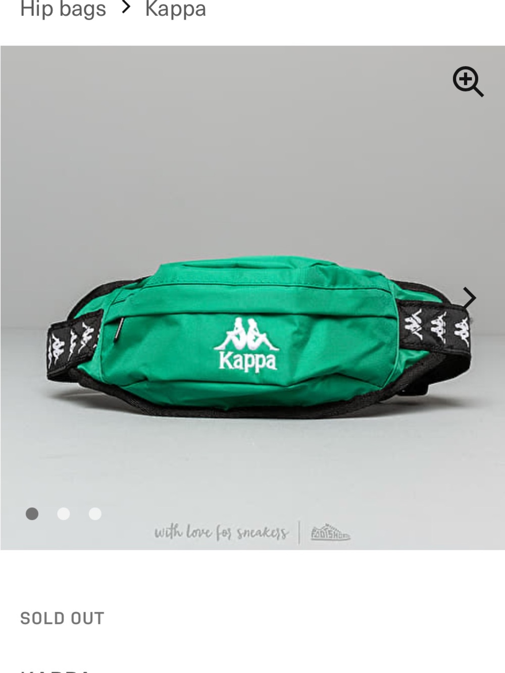 Kappa Logo Fanny Pack in Green